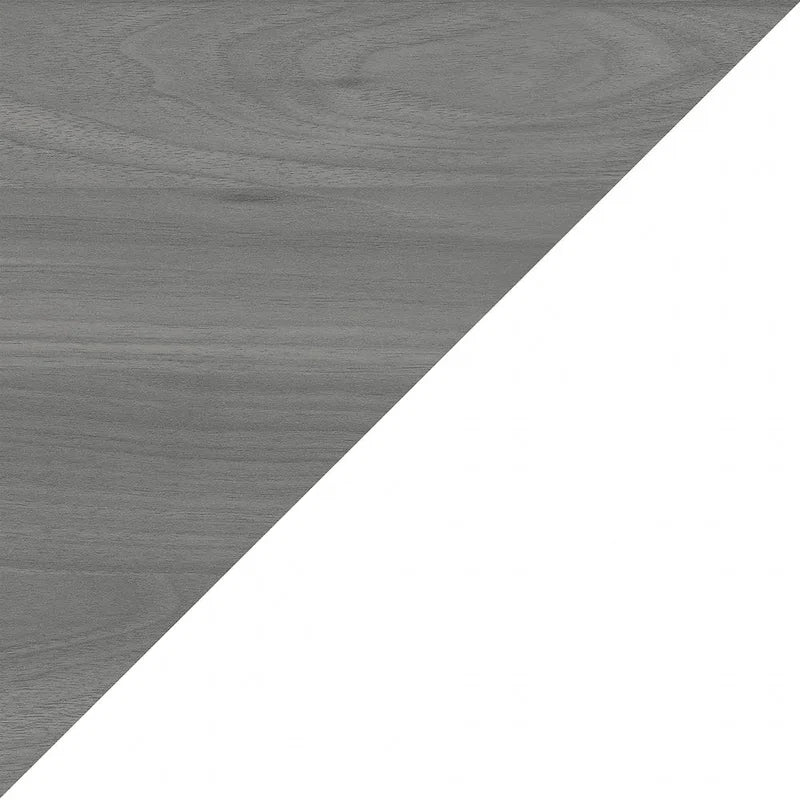Contemporary Freestanding Credenza Desk with Durable Laminate Work Surface