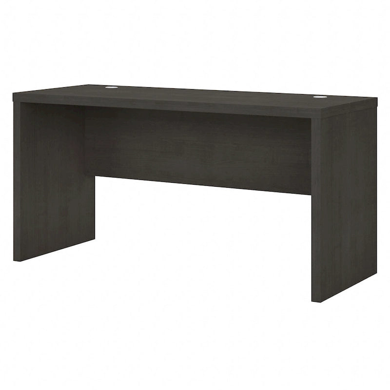 Contemporary Freestanding Credenza Desk with Durable Laminate Work Surface