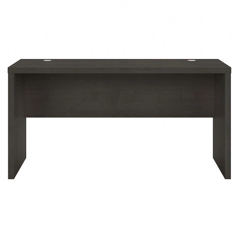 Contemporary Freestanding Credenza Desk with Durable Laminate Work Surface