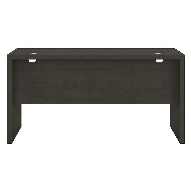 Contemporary Freestanding Credenza Desk with Durable Laminate Work Surface