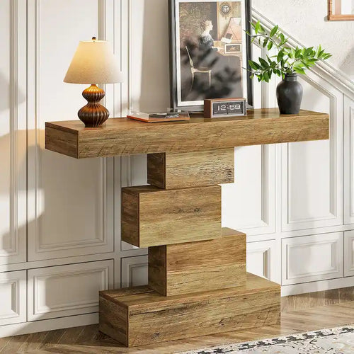 42.5 Inches Wood Farmhouse Console Sofa Table for Entryway Hallway
