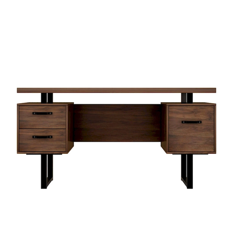 Home Office Computer Desk with Drawers 59 inch