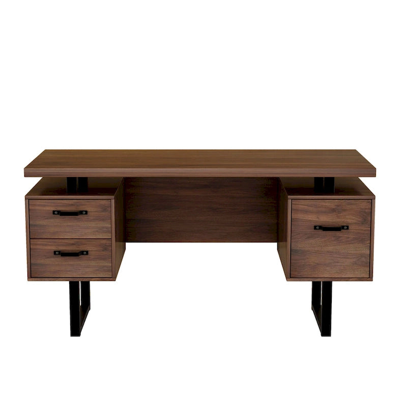 Home Office Computer Desk with Drawers 59 inch
