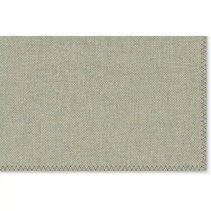 Curved Nailhead Upholstered Platform Bed with Polyester Fabric and Wood Slats