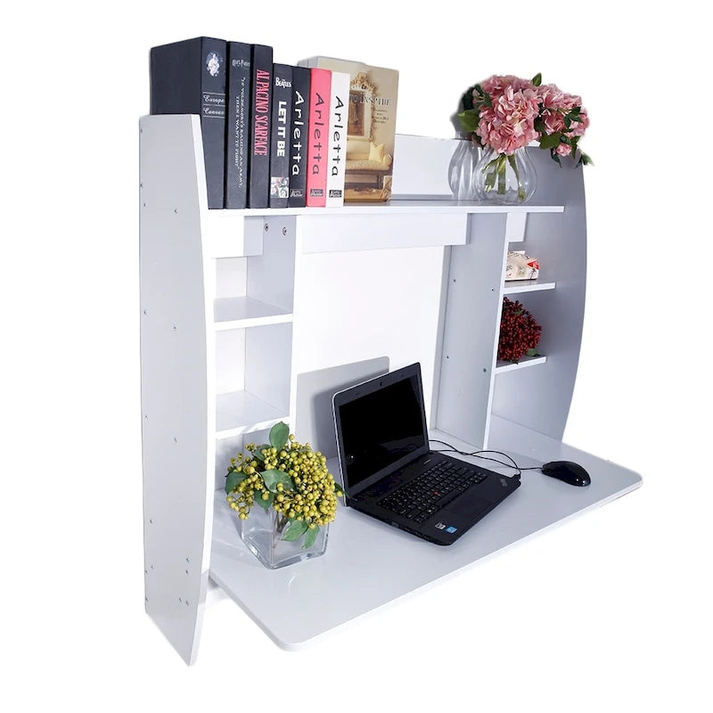 39 Exquisite Room-saving Wall Built-up Computer Desk