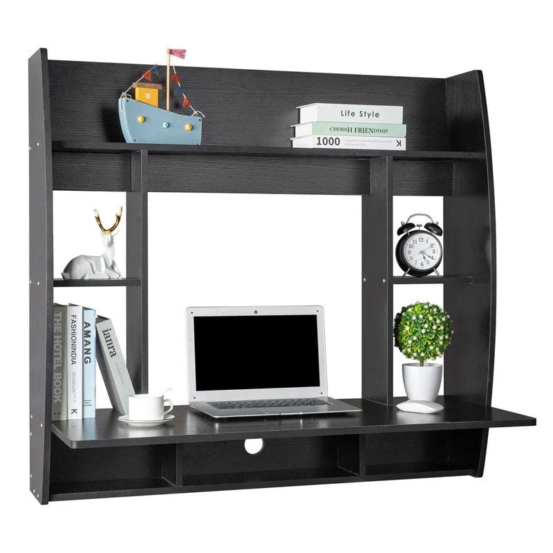 39 Exquisite Room-saving Wall Built-up Computer Desk