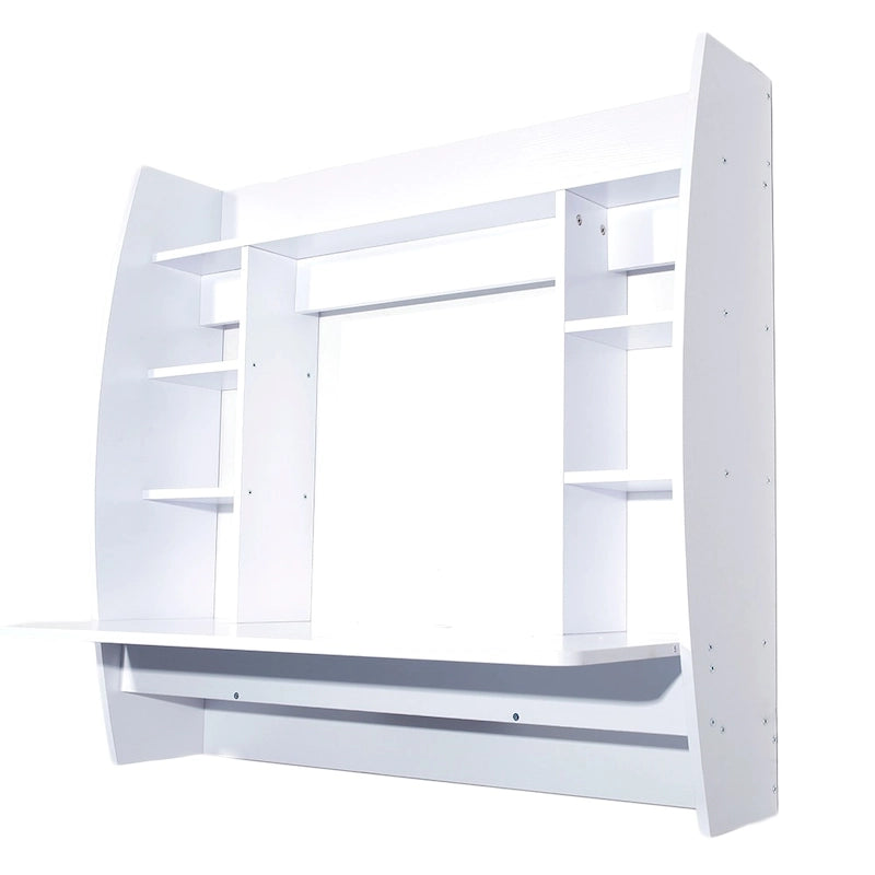 39 Exquisite Room-saving Wall Built-up Computer Desk