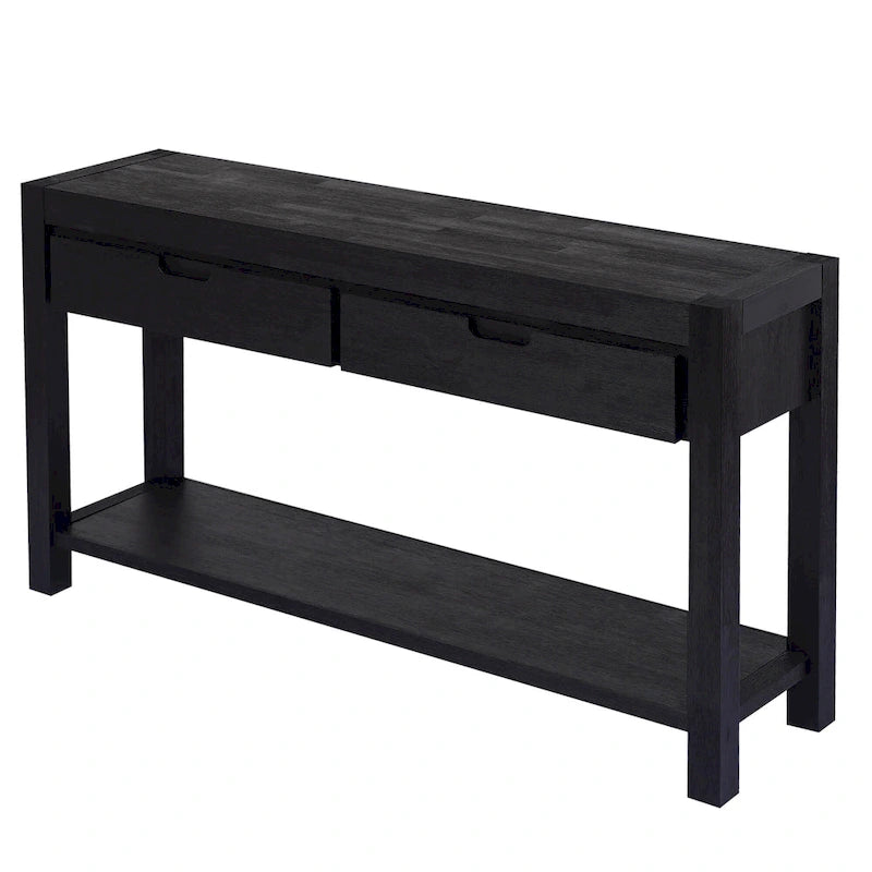Console Table with 2 Drawers and 1 Shelf