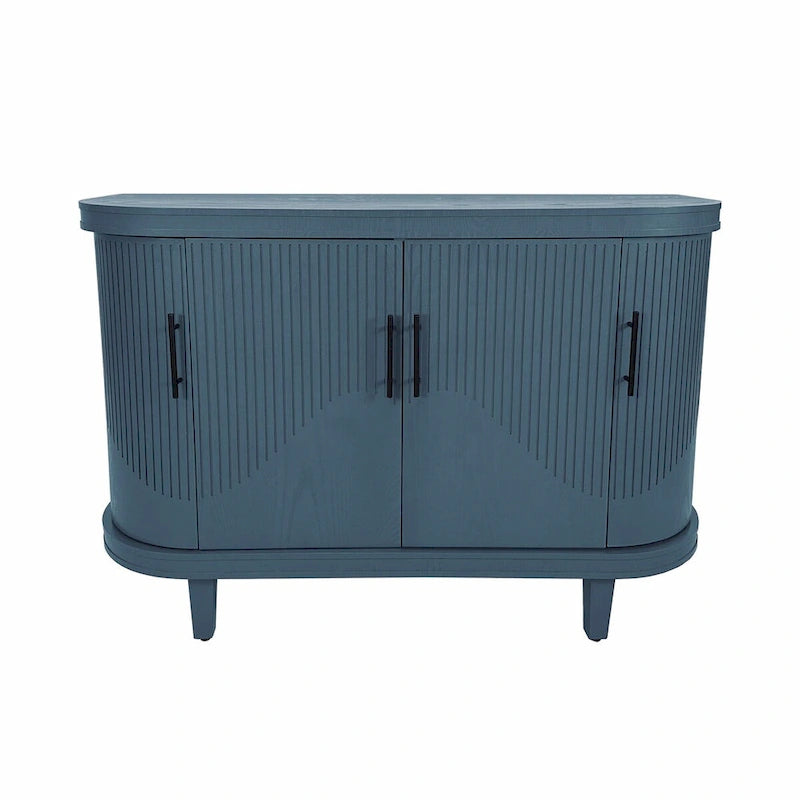 47.2-Inch Wooden Console Table & Coffee Bar Cabinet