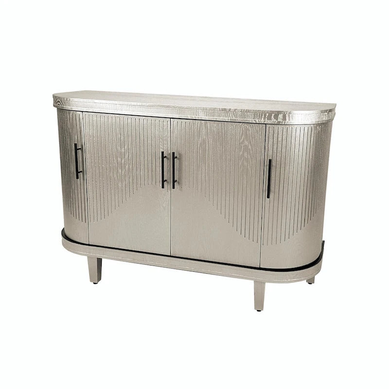 47.2-Inch Wooden Console Table & Coffee Bar Cabinet