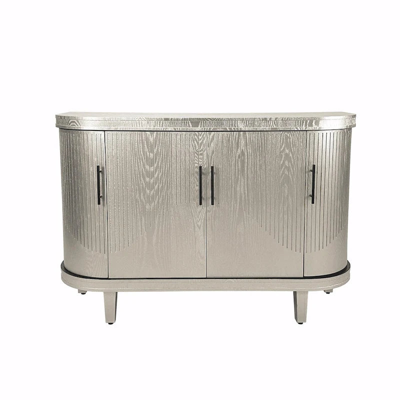 47.2-Inch Wooden Console Table & Coffee Bar Cabinet